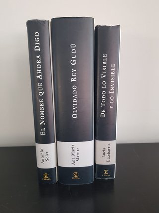 3 Libros Espasa Narrativa