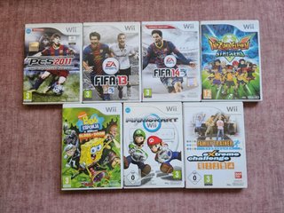 7 Juegos Wii + 2 Volantes