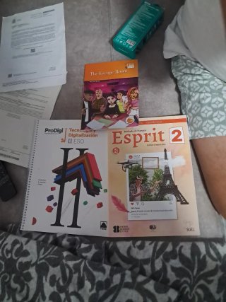 Libros de texto Tecnología, inglés, francés