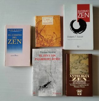 Lote 5 libros Zen. Meditación. Budismo