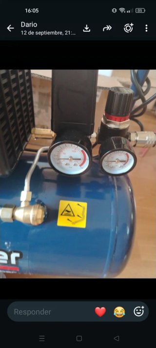 Compresor Mecanfer 2HP 24L 8 Bar