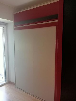 Armario esquinero + cama matrimonio abatible