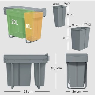 Cubo de Basura Extraíble