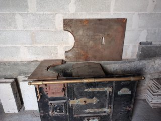 Cocina de obra N9 con paila