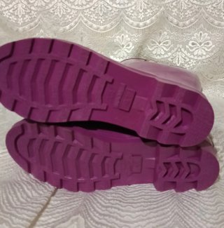 Botas de agua altas moradas