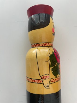 Muñeca Matrioshka Soldado Ruso de Madera