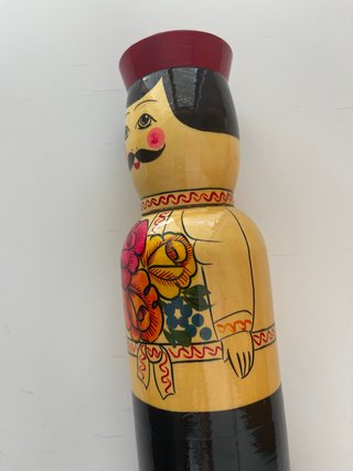 Muñeca Matrioshka Soldado Ruso de Madera