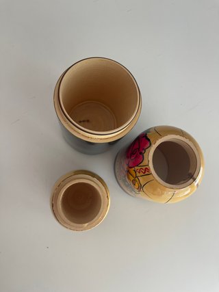 Muñeca Matrioshka Soldado Ruso de Madera