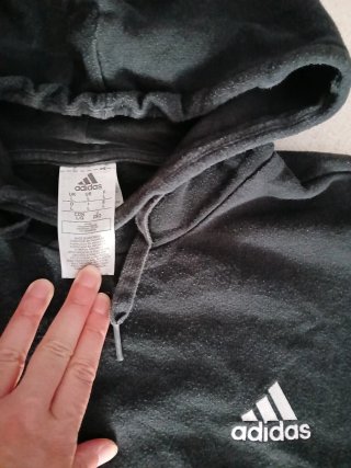 Sudadera Adidas Negra con Capucha