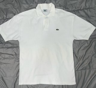 Polo Lacoste Vintage Blanco
