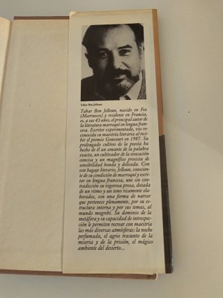 El niño de arena. Tahar Ben Jelloun