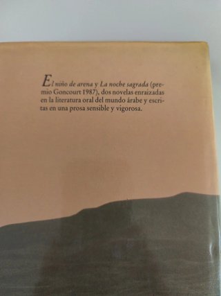 El niño de arena. Tahar Ben Jelloun