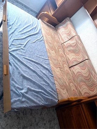 Mueble puente dormitorio  cama nido y escritorio