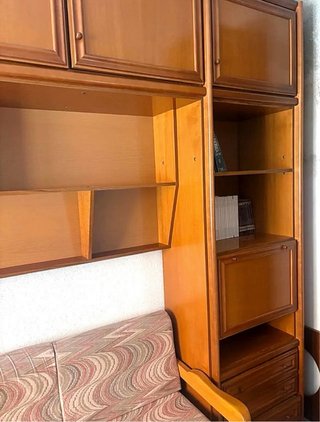 Mueble puente dormitorio  cama nido y escritorio