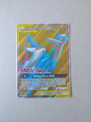 Carta Pokémon Latias y Latios GX (TEU 169)