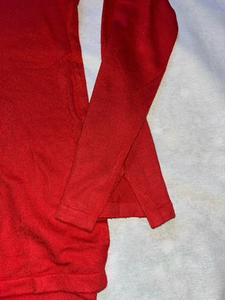 Rojo Manga Larga Yo gasto la M y me queda genial