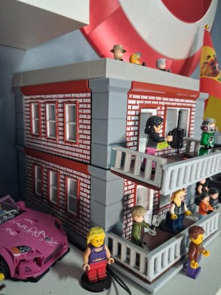 Casa para Figuras Tipo LEGO en 3D