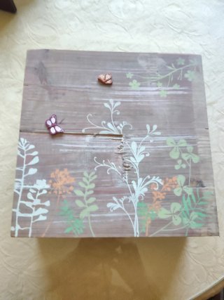 Caja de madera para infusiones