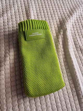 Custodia Porta Smartphone Verde Fluo