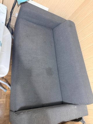 Sofá Gris de Tela