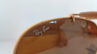 Ray-Ban Outdoorsman Vintage USA Marrón Dorado