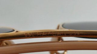 Ray-Ban Outdoorsman Vintage USA Marrón Dorado