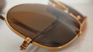 Ray-Ban Outdoorsman Vintage USA Marrón Dorado