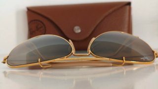 Ray-Ban Outdoorsman Vintage USA Marrón Dorado