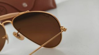 Ray-Ban Outdoorsman Vintage USA Marrón Dorado