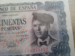 Billete 500 Pesetas Banco de España 1971