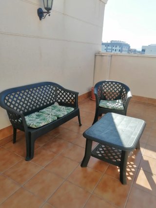 Set de Jardín de PVC Negro