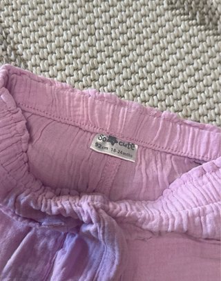 Pantalón de niña rosa 18-24 meses