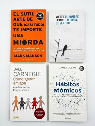 Lote 4 libros inspiradores