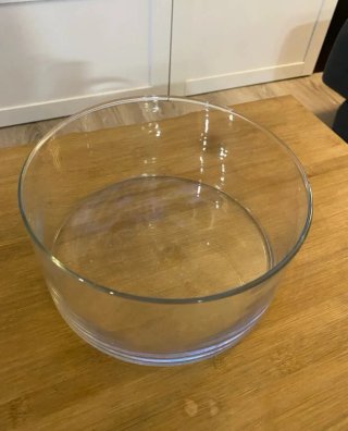 Set de 2 Centros de Mesa de Cristal