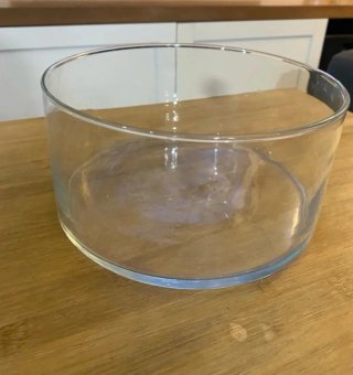 Set de 2 Centros de Mesa de Cristal