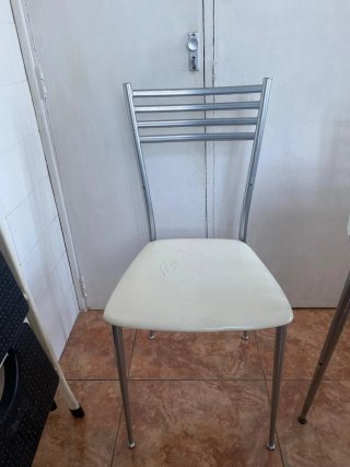 Set de 4 Sillas de aluminio cocina