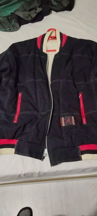 Chaqueta Bomber Jordan Vintage Negra