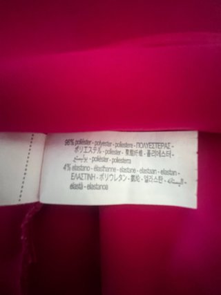 Vestido Satinado Fucsia Zara