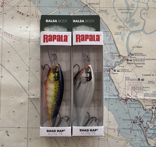 Lote 2 Rapala Shad Rap Elite 75 - 363