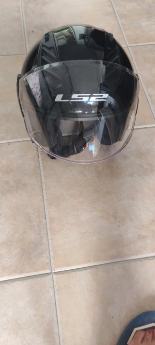 Casco Moto LS2 Jet Negro