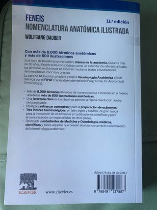 Feneis. Nomenclatura anatómica ilustrada (11a ed.)