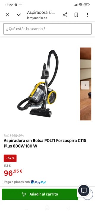 Aspirador Polti Forzaspira Cyclonic