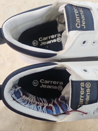 Scarpe ginnastica Carrera Jeans bianche