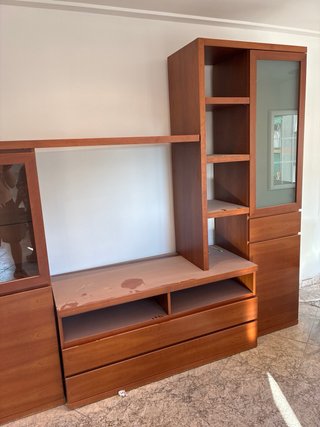 Mueble de Salón Modular de Madera