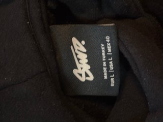 Sudadera Negra con Capucha Stwd