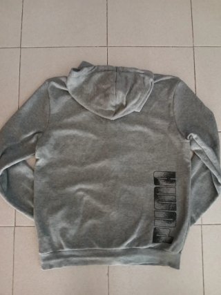 Sudadera con capucha Puma gris