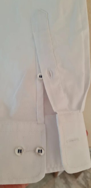 Camisa de vestir blanca talla 42