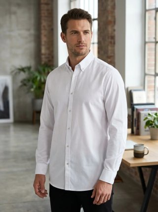 Camisa de vestir blanca talla 42