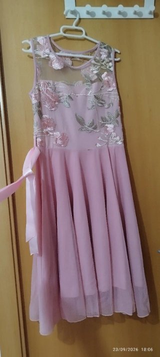 Vestido Rosa Midi Talla M