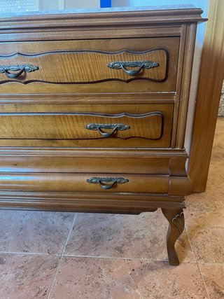 Cómoda vintage mármol y madera